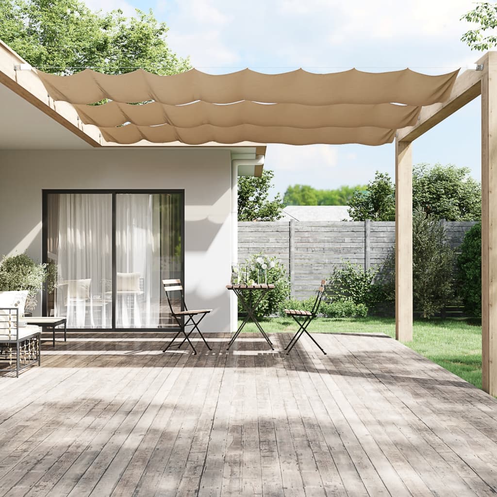 Vidaxl Luifel Vertikal 60x360 cm Oxford Stofftaupe