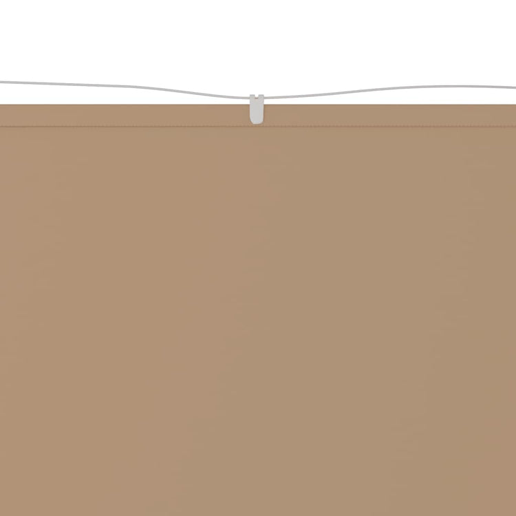 Vidaxl Luifel Vertikal 60x800 cm Oxford Stofftaupe