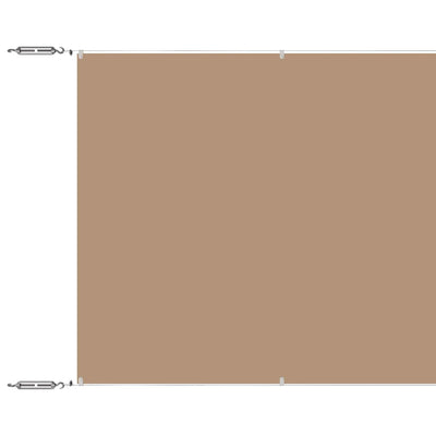 Vidaxl Luifel Vertikal 60x1200 cm Oxford Stofftaupe