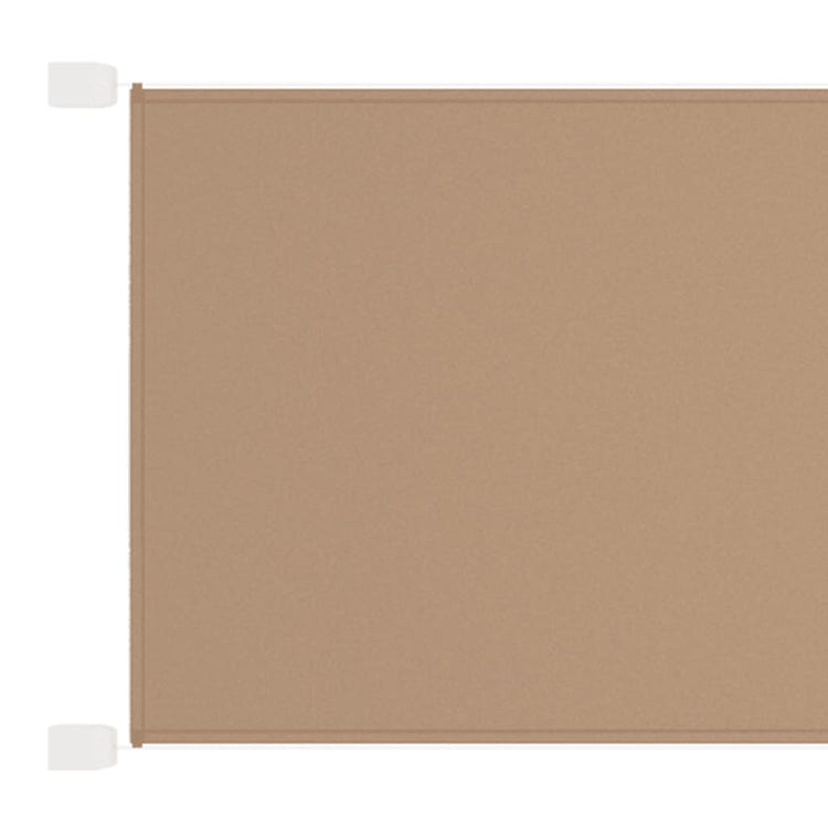 Vidaxl Luifel Vertikal 100x270 cm Oxford Stofftaupe