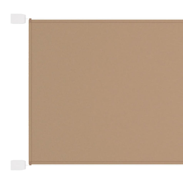 Vidaxl Luifel vertikal 100x600 cm Oxford Stofftaupe