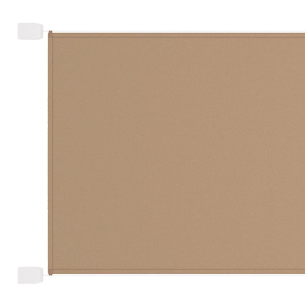 Vidaxl Luifel vertikal 100x800 cm Oxford Stofftaupe