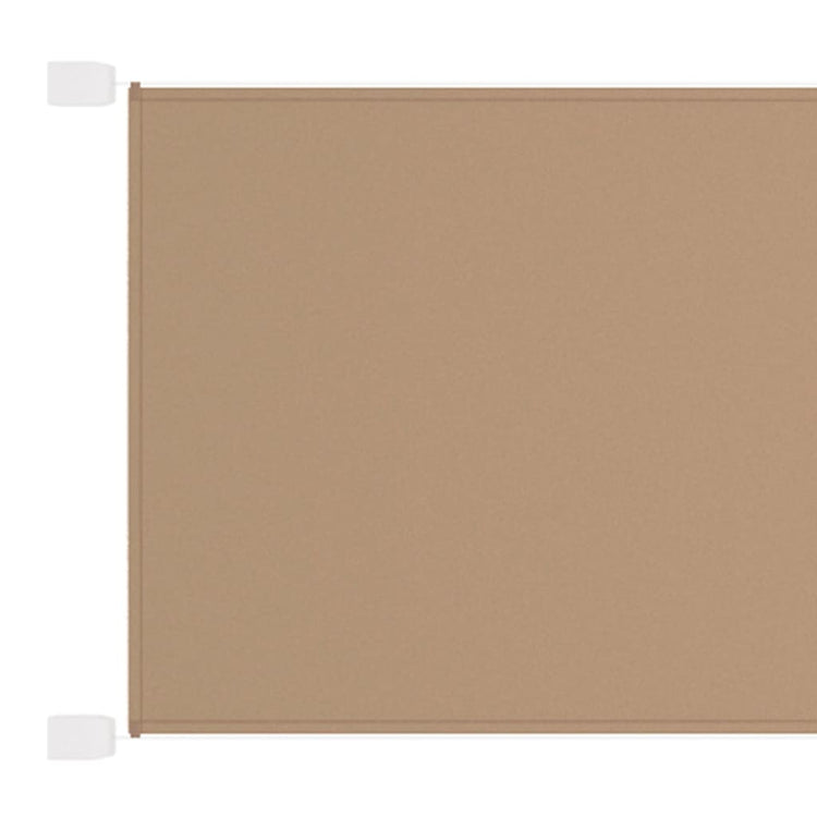 Vidaxl Luifel vertikal 100x800 cm Oxford Stofftaupe