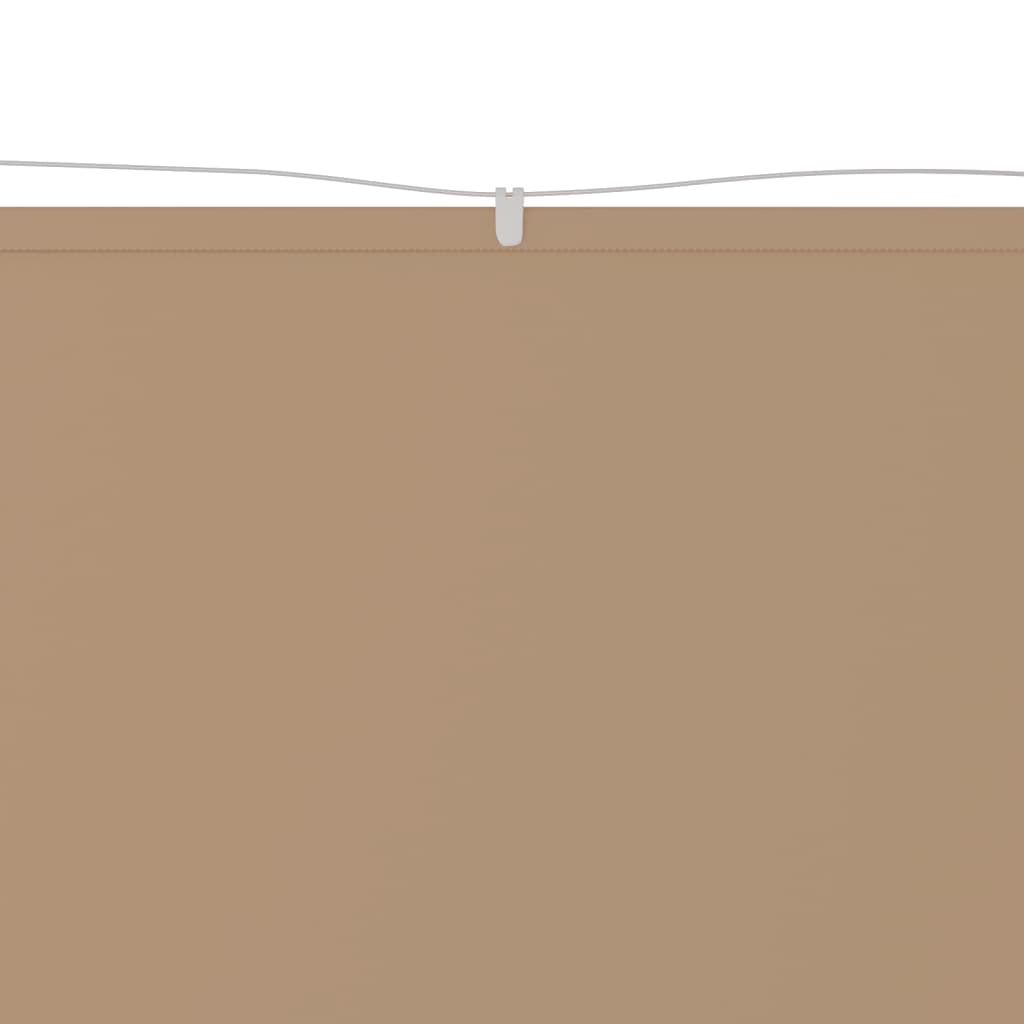 Vidaxl Luifel vertikal 100x800 cm Oxford Stofftaupe