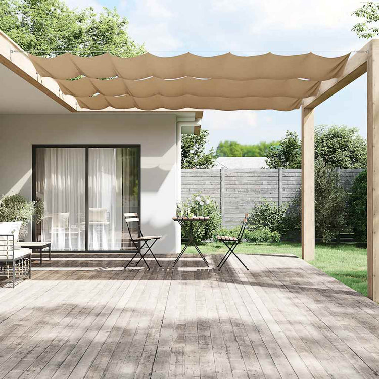 Vidaxl Luifel Vertikal 100x100 cm Oxford Stofftaupe