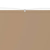 Vidaxl Luifel vertikal 140 x 800 cm Oxford Stofftaupe