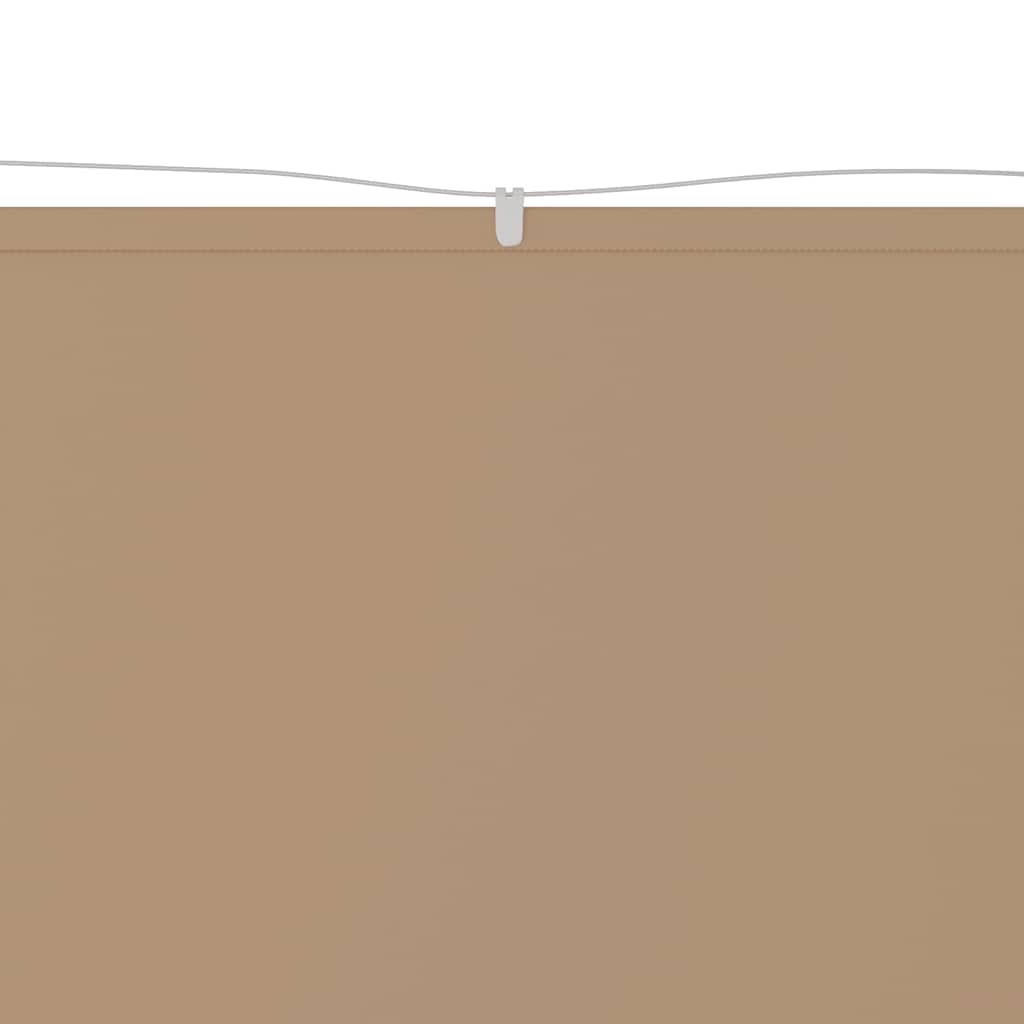 Vidaxl Luifel vertikal 140 x 800 cm Oxford Stofftaupe