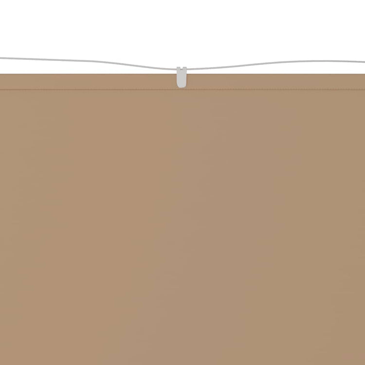 Vidaxl Luifel Vertikal 180 x 1000 cm Oxford Stofftaupe