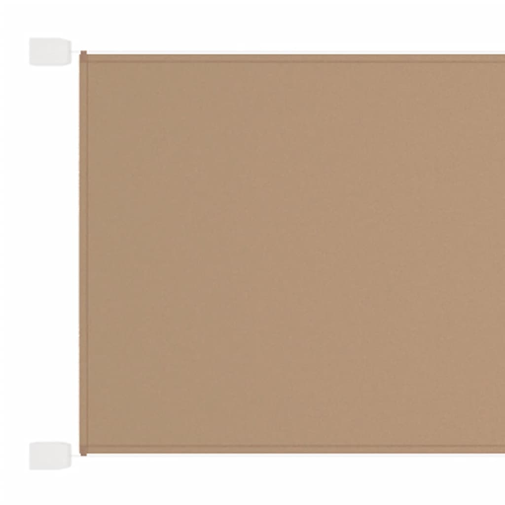 Vidaxl Luifel Vertikal 200x360 cm Oxford Stofftaupe