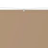 Vidaxl Luifel Vertikal 200x360 cm Oxford Stofftaupe