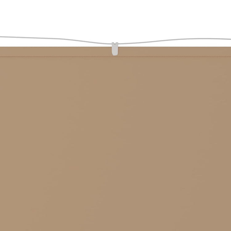Vidaxl Luifel Vertikal 200x420 cm Oxford Stofftaupe