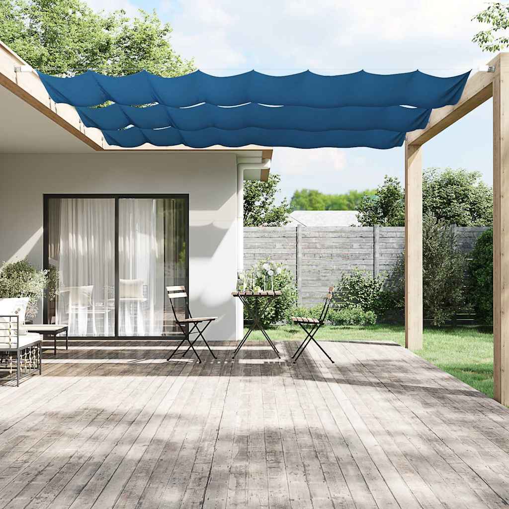 Vidaxl Luifel Vertikal 60x420 cm Oxford Stoff blau