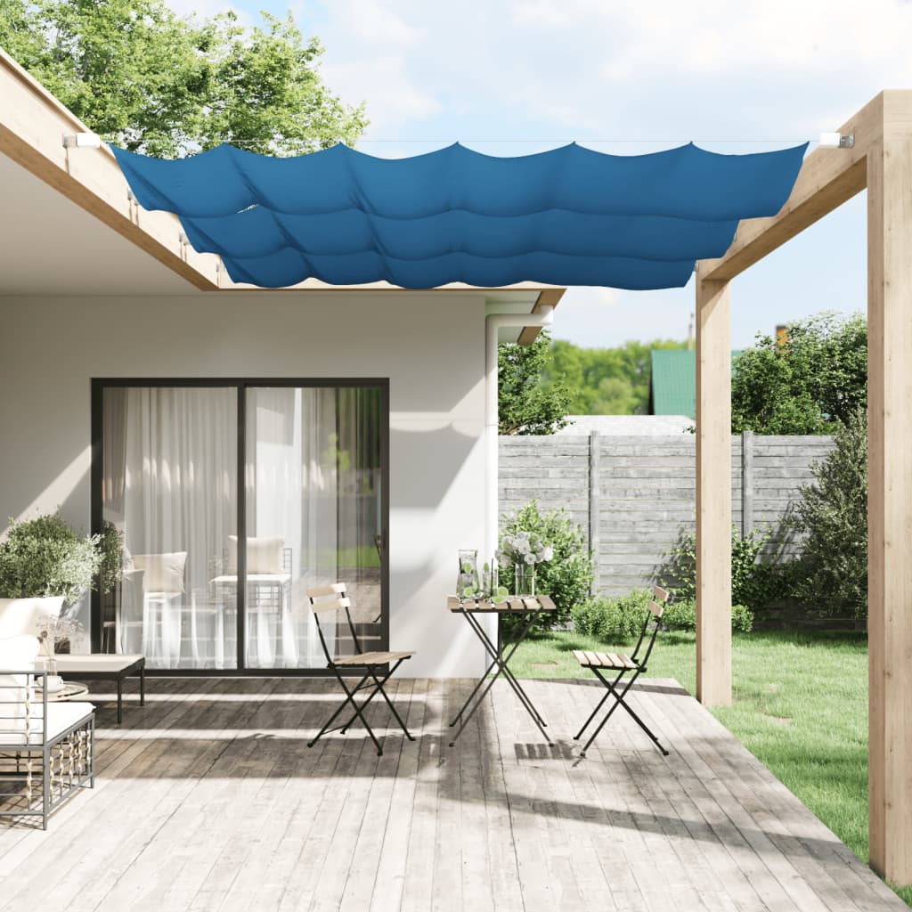 Vidaxl Luifel Vertikal 100x270 cm Oxford Stoff blau