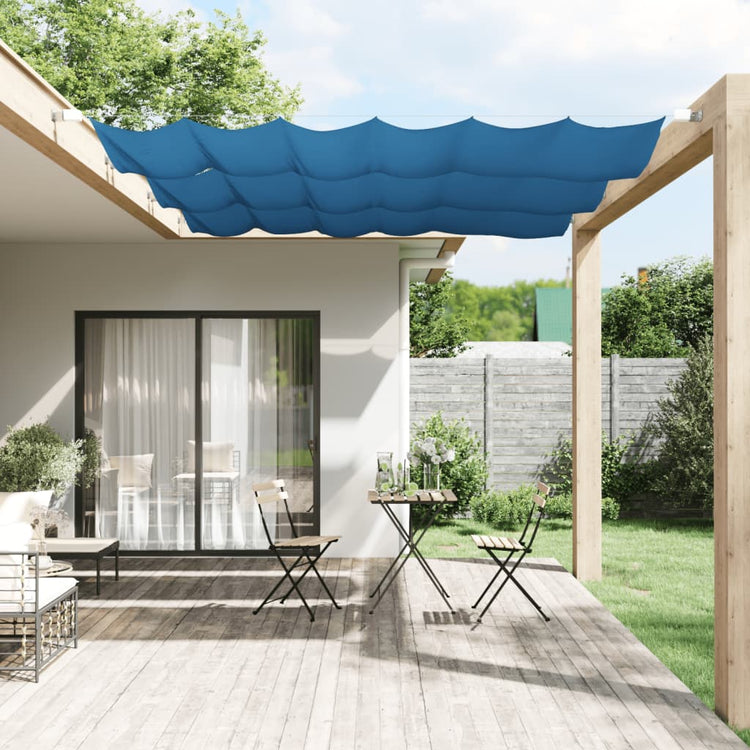 Vidaxl Luifel Vertikal 100x270 cm Oxford Stoff blau