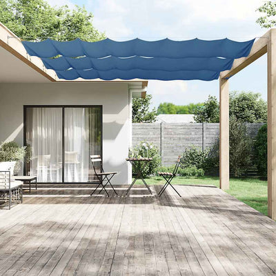Vidaxl Luifel vertikal 140 x 800 cm Oxford Stoff blau