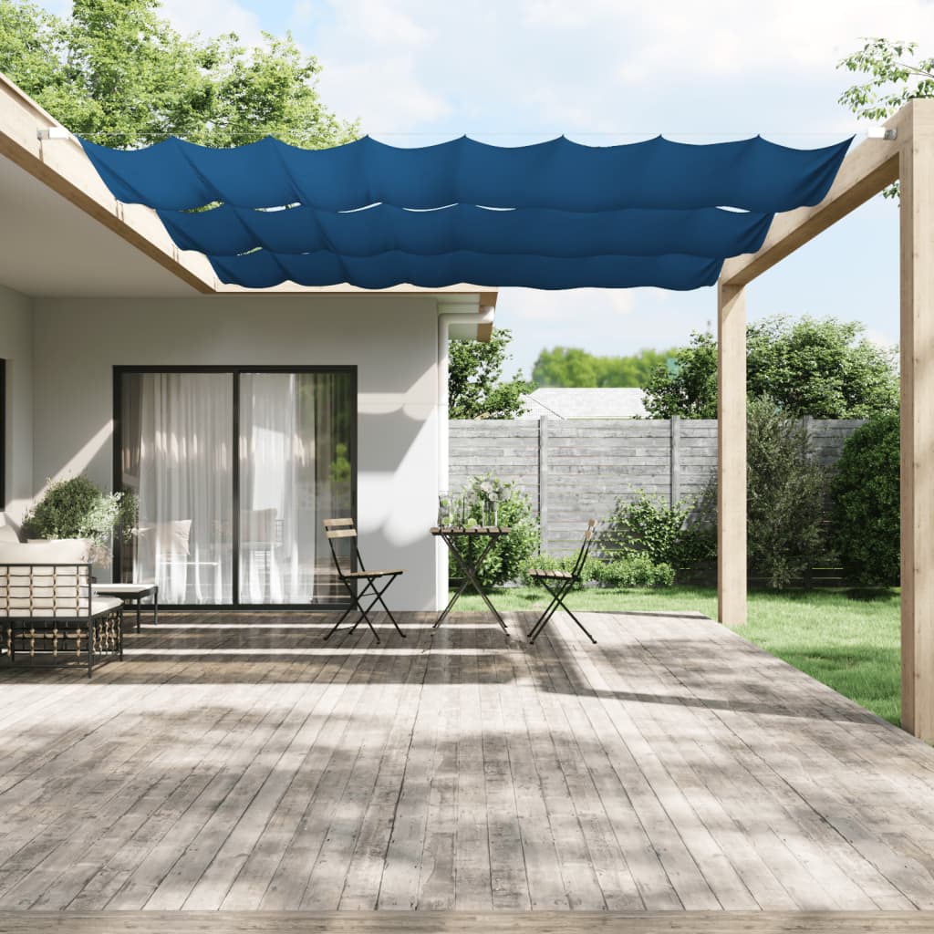 Vidaxl Luifel Vertikal 180 x 420 cm Oxford Stoff blau