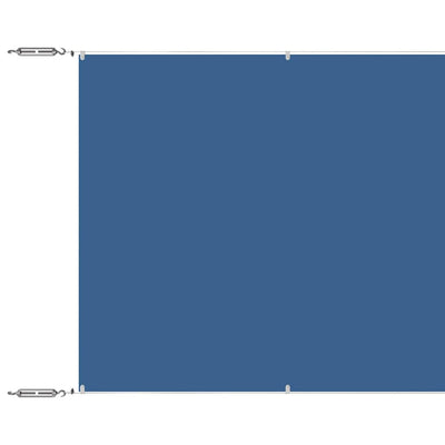 Vidaxl Luifel vertikal 180x1000 cm Oxford Stoff blau
