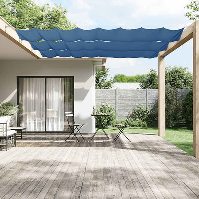 Vidaxl Luifel vertikal 180x1000 cm Oxford Stoff blau