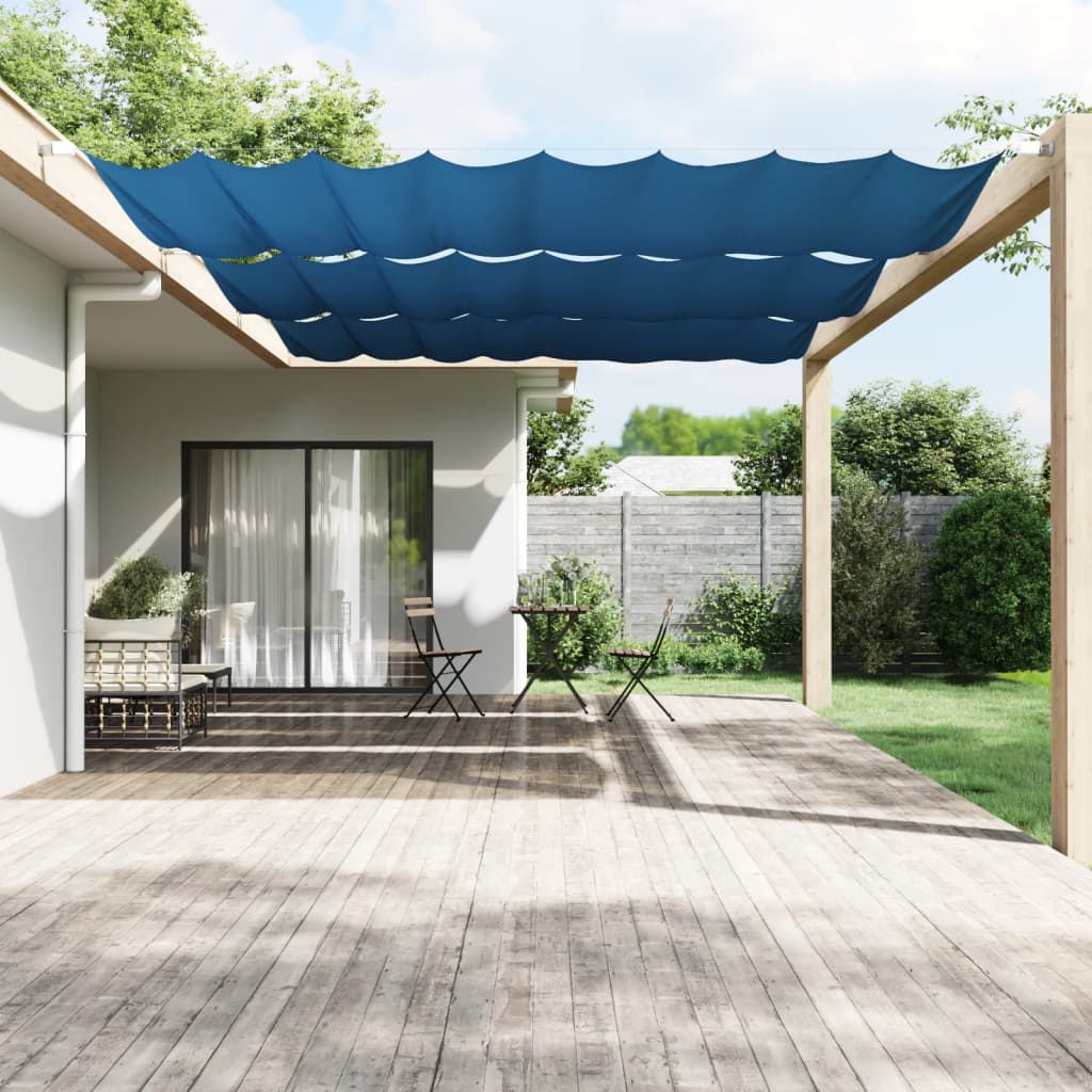 Vidaxl Luifel Vertikal 200x360 cm Oxford Stoff Blau