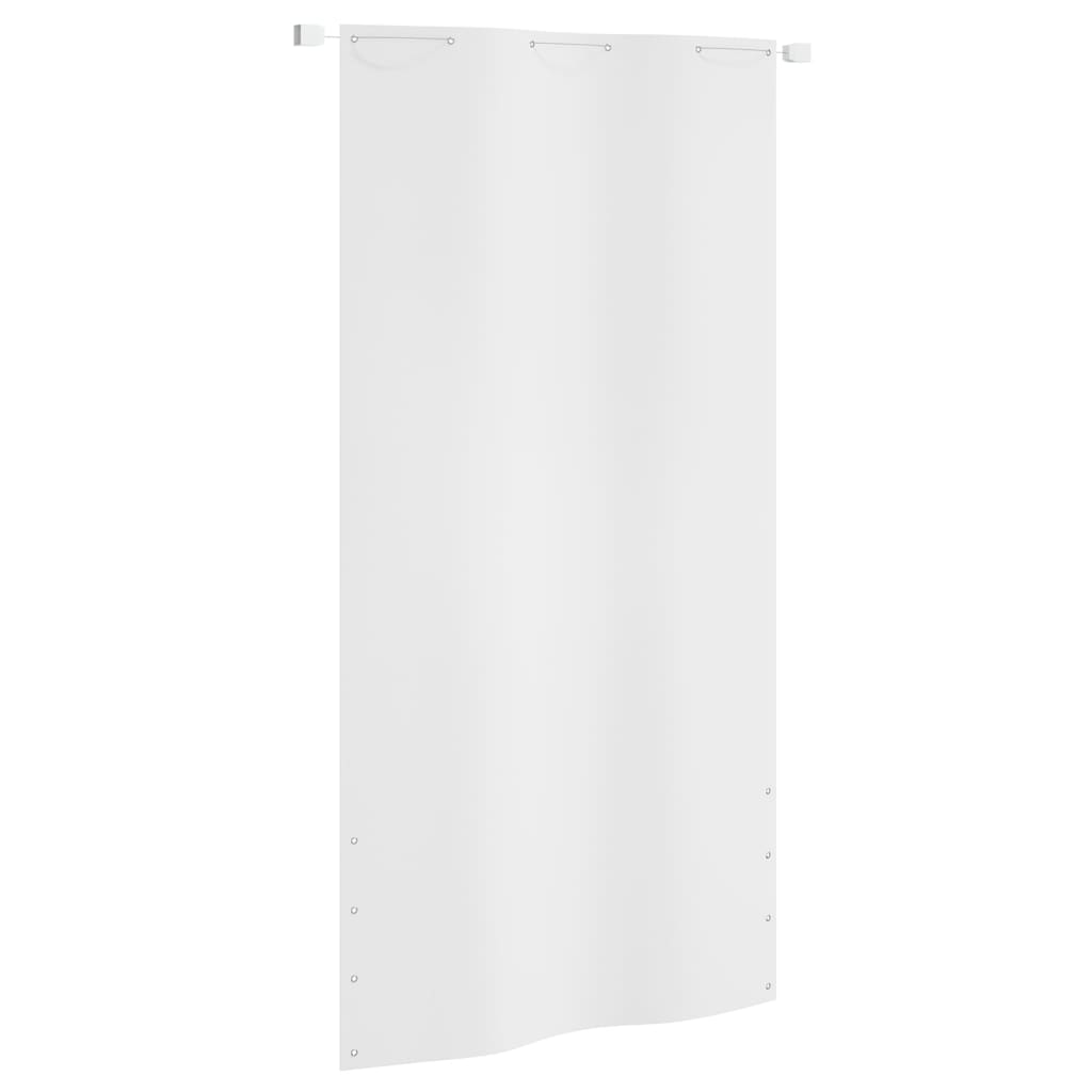 Vidaxl Balkon Bildschirm 120x240 cm Oxford Stoff weiß