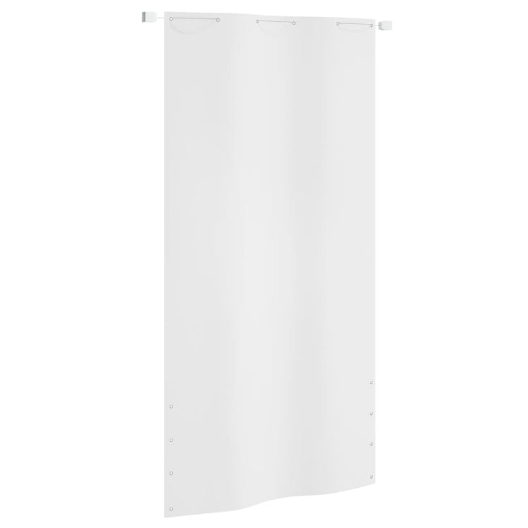 Vidaxl Balkon Bildschirm 120x240 cm Oxford Stoff weiß