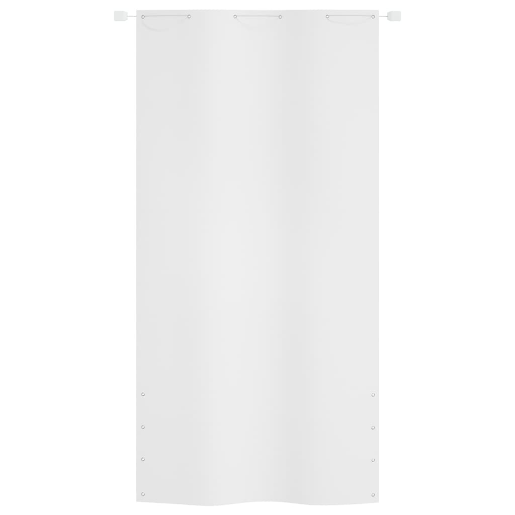 Vidaxl Balkon Bildschirm 120x240 cm Oxford Stoff weiß