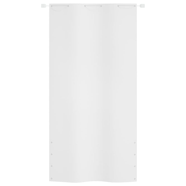 Vidaxl Balkon Bildschirm 120x240 cm Oxford Stoff weiß