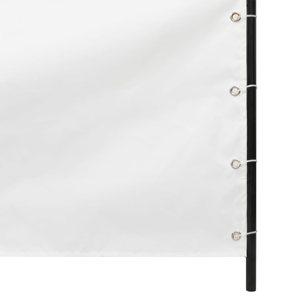 Vidaxl Balkon Bildschirm 120x240 cm Oxford Stoff weiß