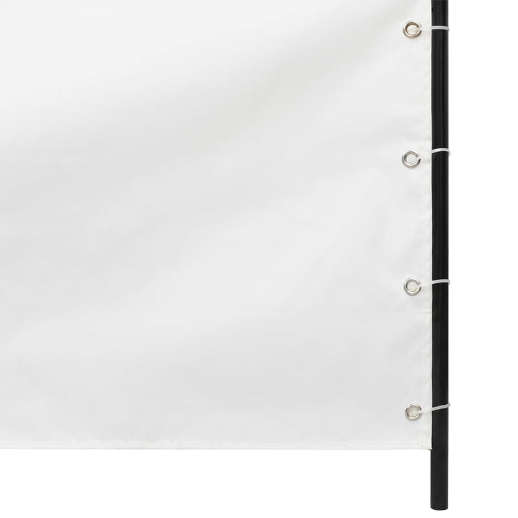Vidaxl Balkon Bildschirm 120x240 cm Oxford Stoff weiß