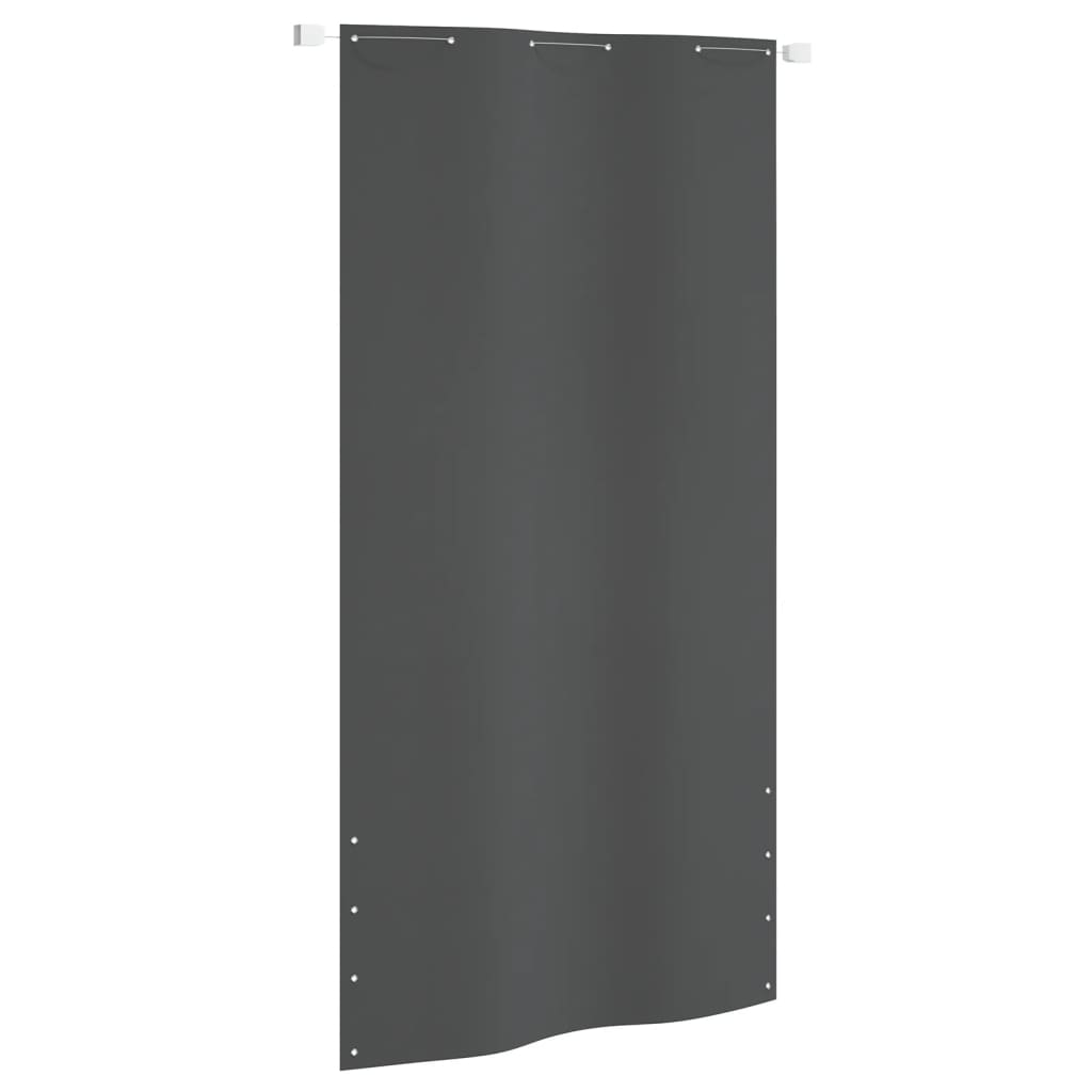 VIDAXL -Balkon -Bildschirm 120x240 cm Oxford Fabric Anthrazit -gelöscht