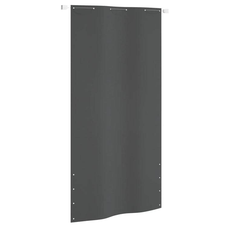 VIDAXL -Balkon -Bildschirm 120x240 cm Oxford Fabric Anthrazit -gelöscht