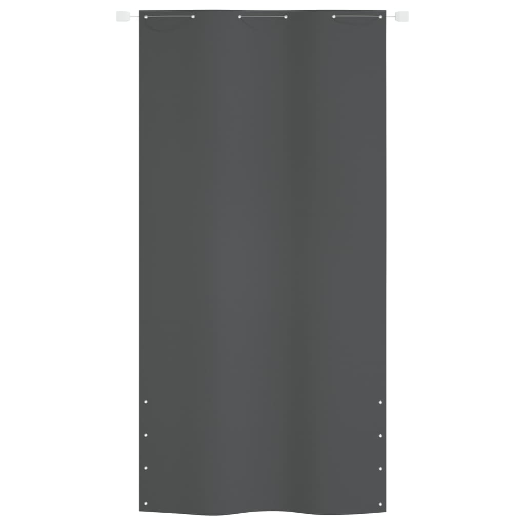 VIDAXL -Balkon -Bildschirm 120x240 cm Oxford Fabric Anthrazit -gelöscht