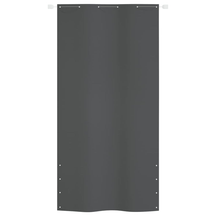 VIDAXL -Balkon -Bildschirm 120x240 cm Oxford Fabric Anthrazit -gelöscht
