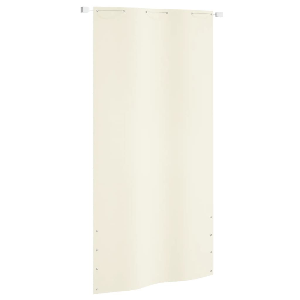 Vidaxl Balkon Bildschirm 120x240 cm Oxford Stoffcreme -Colored