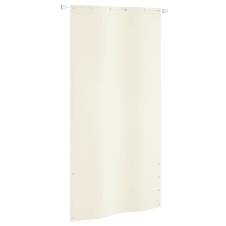 Vidaxl Balkon Bildschirm 120x240 cm Oxford Stoffcreme -Colored