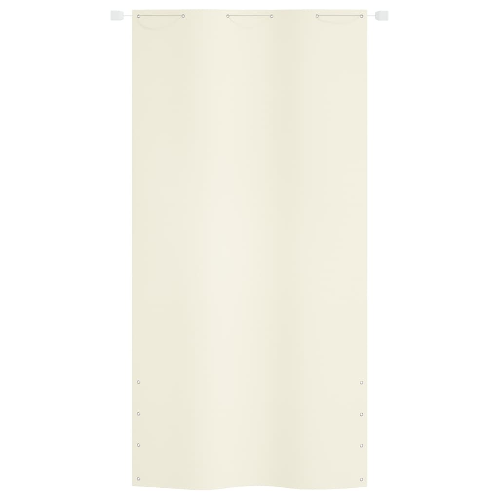 Vidaxl Balkon Bildschirm 120x240 cm Oxford Stoffcreme -Colored