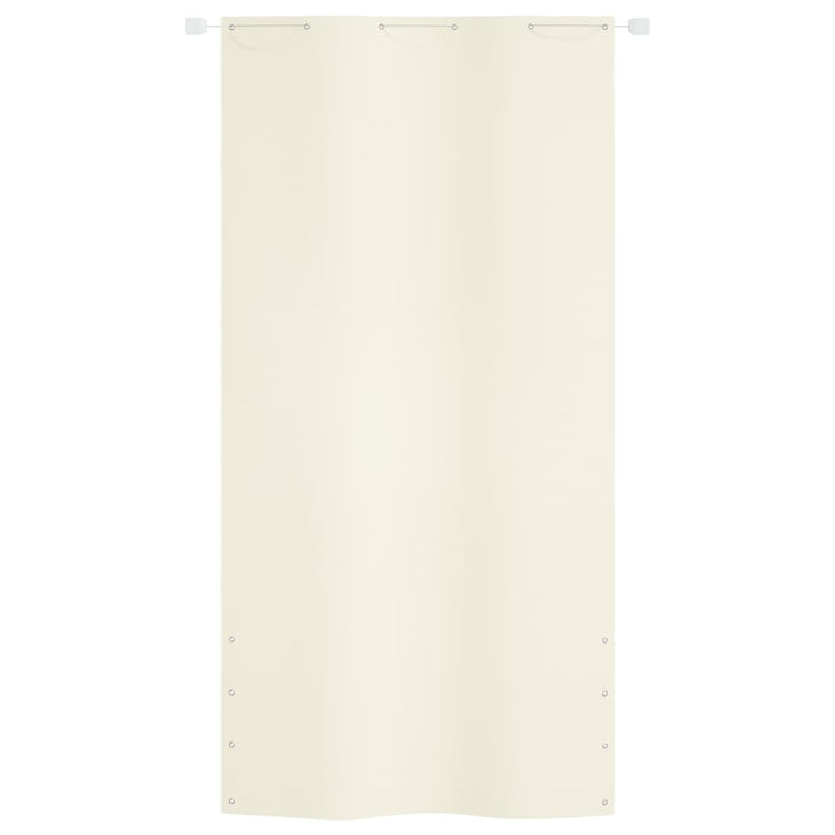 Vidaxl Balkon Bildschirm 120x240 cm Oxford Stoffcreme -Colored
