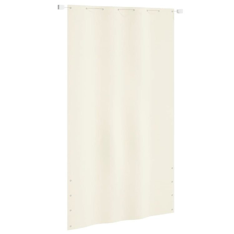 Vidaxl Balkon Bildschirm 140x240 cm Oxford Fabric Crème farbig