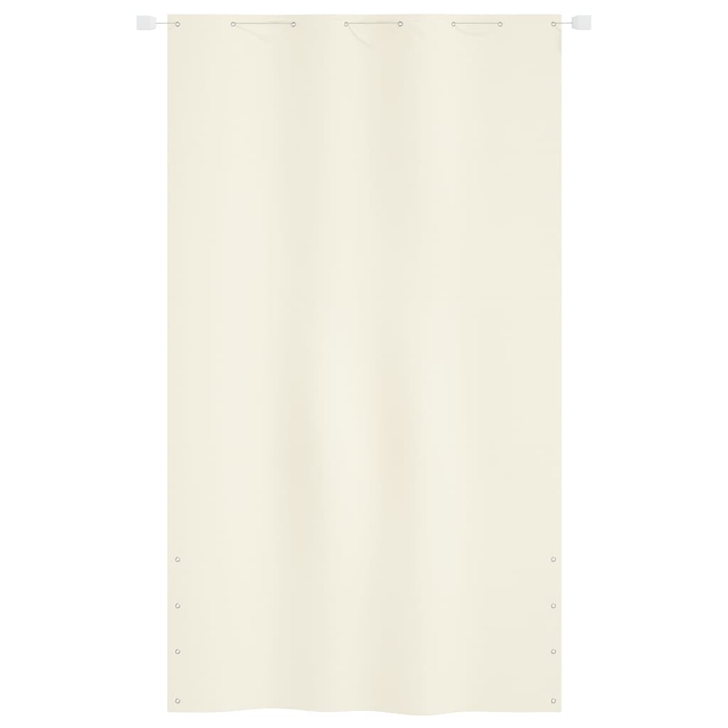 Vidaxl Balkon Bildschirm 140x240 cm Oxford Fabric Crème farbig