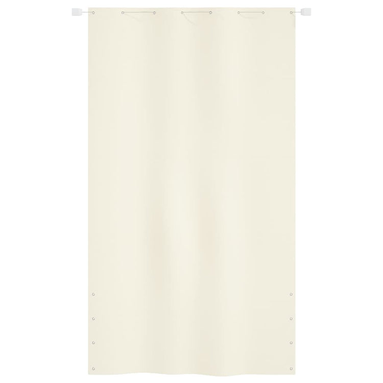 Vidaxl Balkon Bildschirm 140x240 cm Oxford Fabric Crème farbig