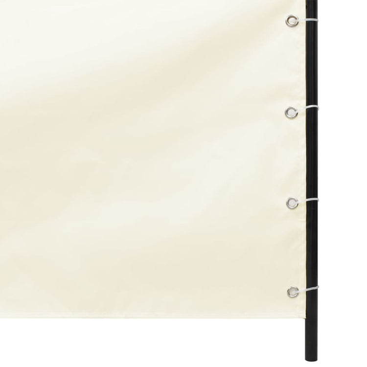 Vidaxl Balkon Bildschirm 140x240 cm Oxford Fabric Crème farbig