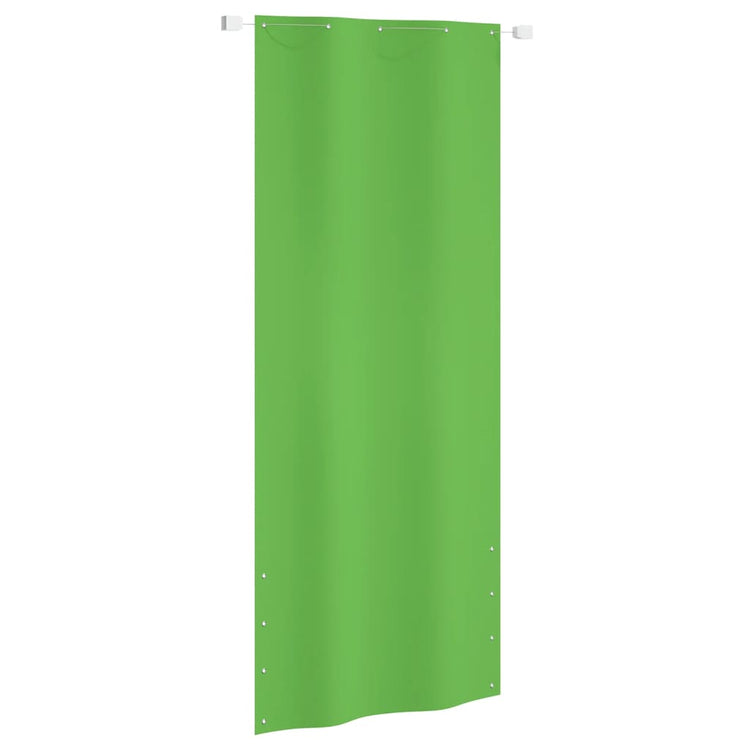 Vidaxl Balkon Bildschirm 100x240 cm Oxford Stoff hellgrün