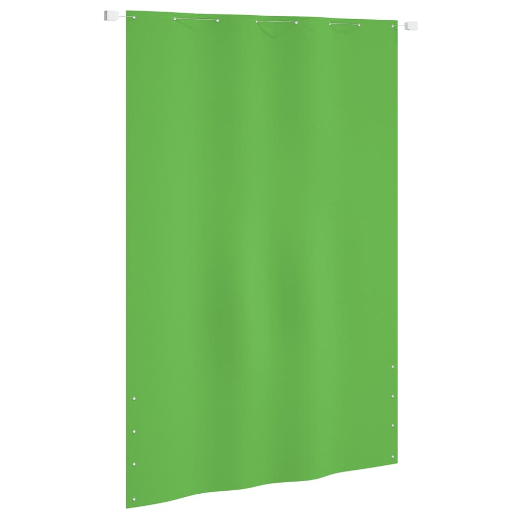 Vidaxl Balkon Bildschirm 160x240 cm Oxford Stoff hellgrün