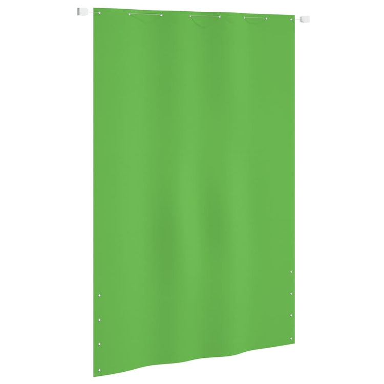 Vidaxl Balkon Bildschirm 160x240 cm Oxford Stoff hellgrün