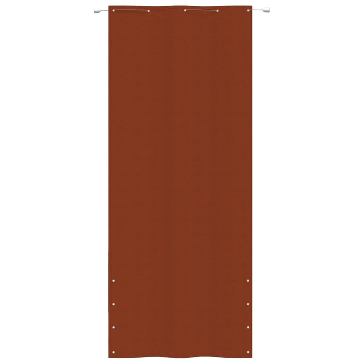 VIDAXL -Balkon -Bildschirm 100x240 cm Oxford Fabric Terracotta -gelöscht