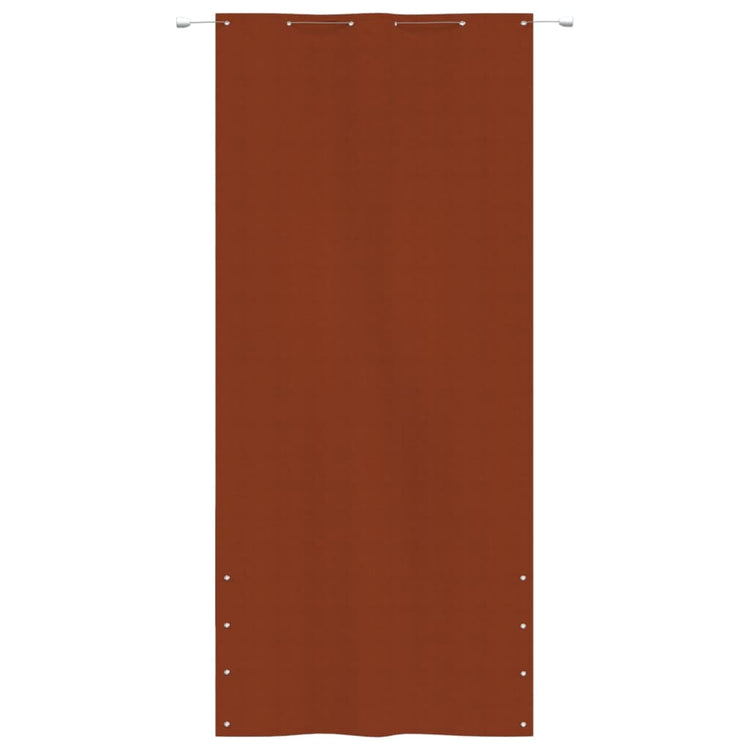 VIDAXL -Balkon -Bildschirm 120x240 cm Oxford Fabric Terracotta -Colored