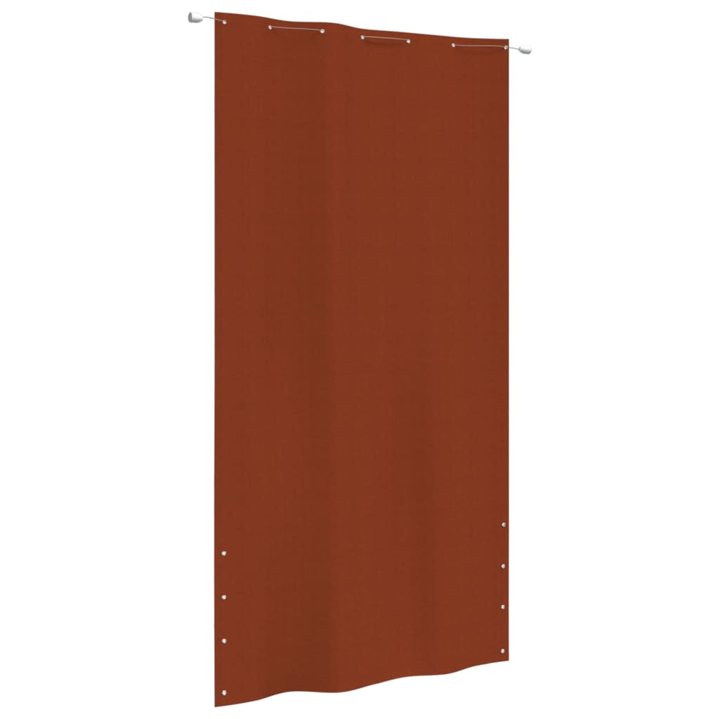 VIDAXL -Balkon -Bildschirm 140x240 cm Oxford Fabric Terracotta -Colored