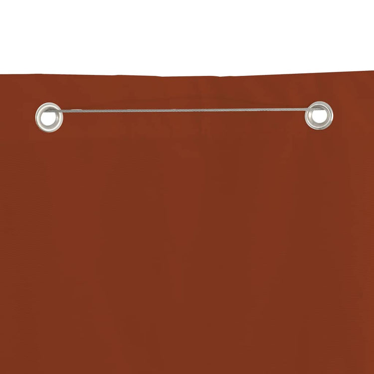 VIDAXL -Balkon -Bildschirm 160x240 cm Oxford Fabric Terracotta -Colored