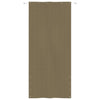 VIDAXL Balkon Bildschirm 120x240 cm Oxford Stofftaupe