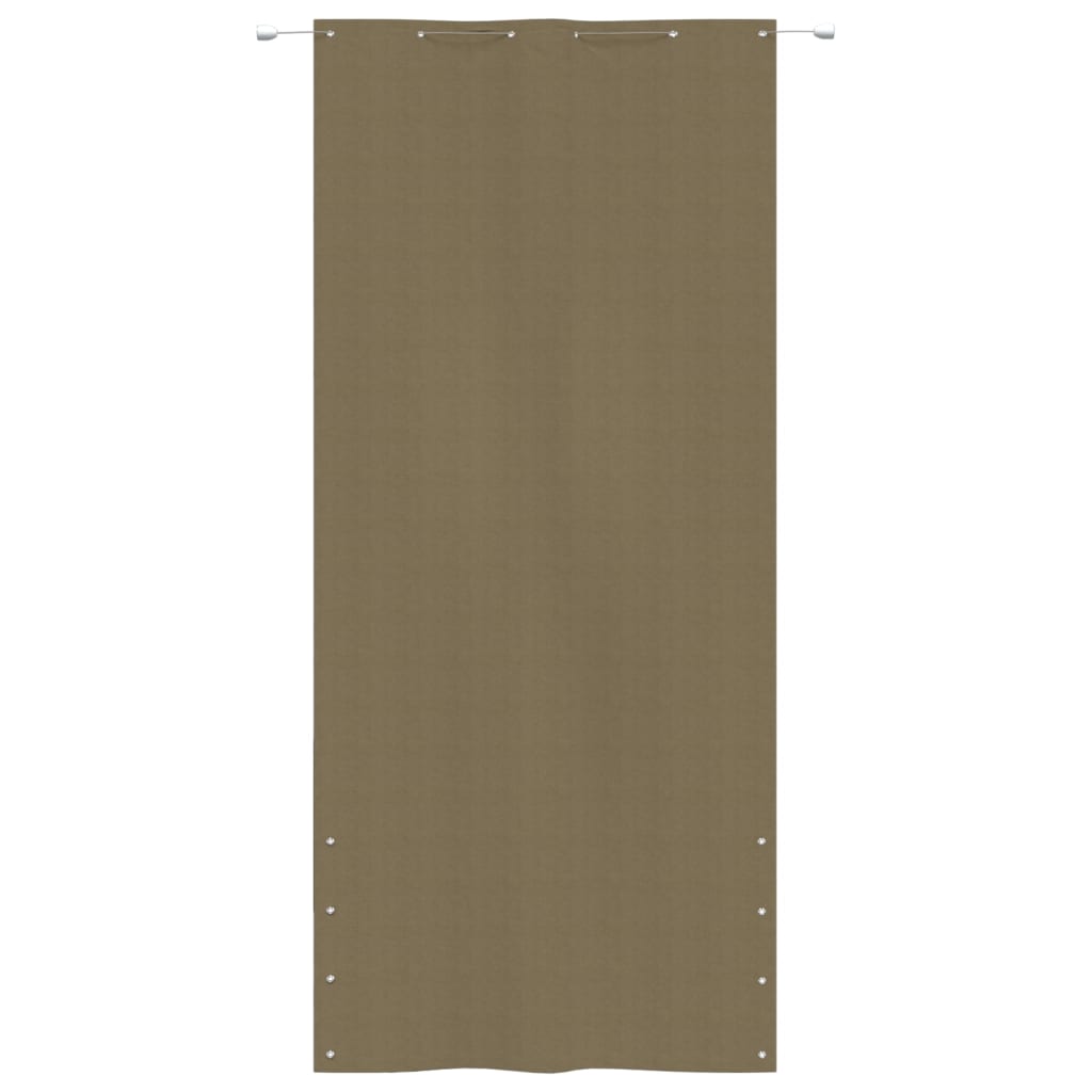 VIDAXL Balkon Bildschirm 120x240 cm Oxford Stofftaupe